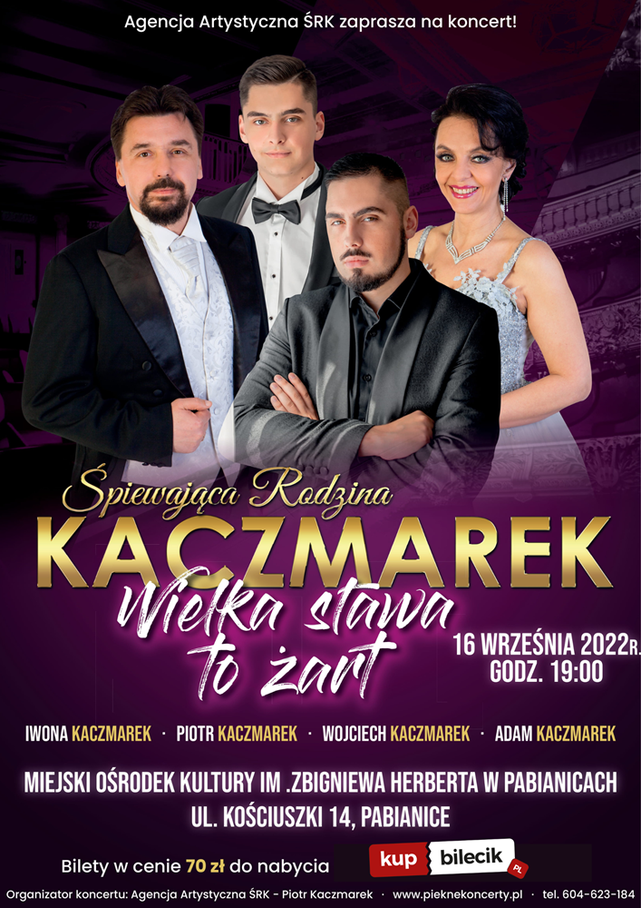 Koncert Śpiewającej Rodziny Kaczmarek 