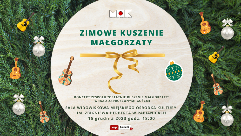 Plakat - Zimowe Kuszenie Małgorzaty - koncert