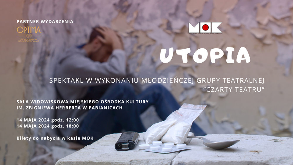 Plakat - UTOPIA - Spektakl dla młodzieży
