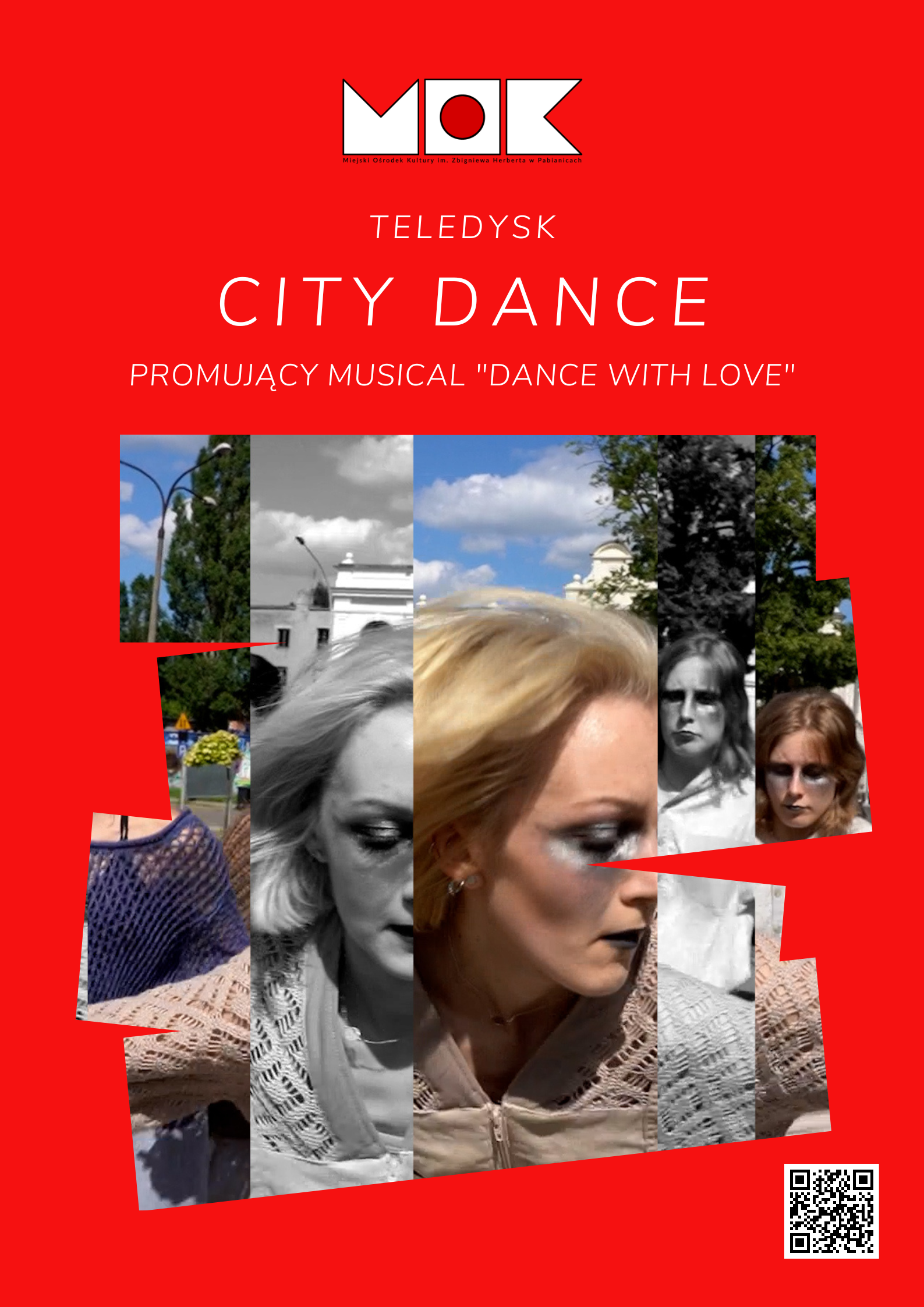 Plakat - CITY DANCE teledysk promujący musical 
