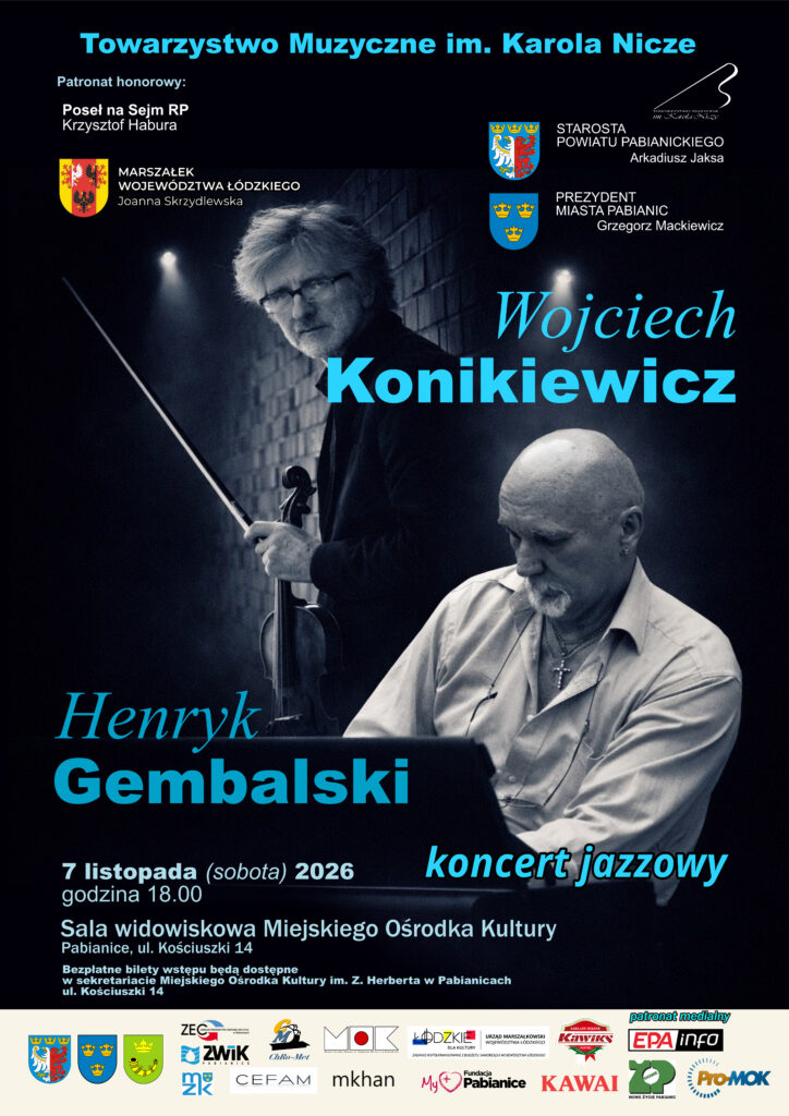 Koncert jazzowy – Wojciech Konikiewicz i Henryk Gembalski
